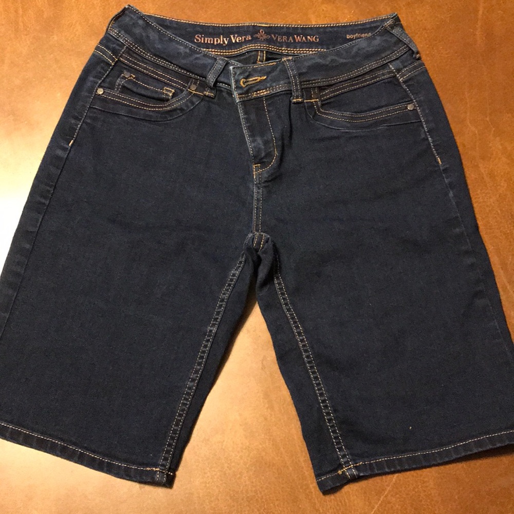 Vera Wang Jean Shorts